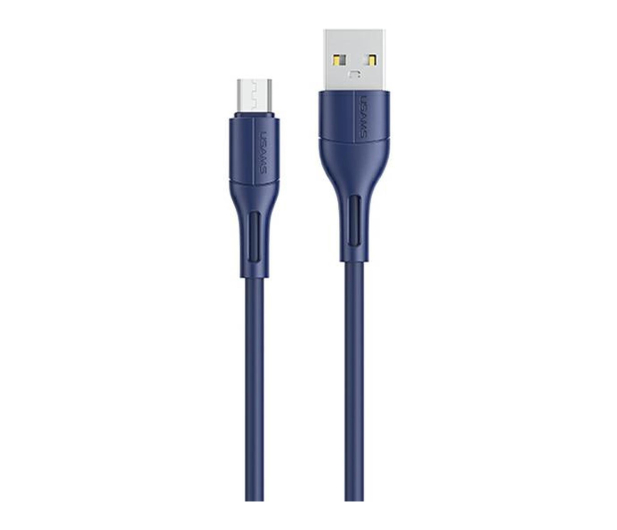 USAMS Kabel U68 microUSB 2A Fast Charge1m niebieski SJ502USB03 - 1569007 - zdjęcie